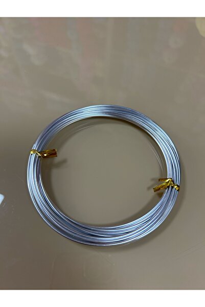 nörüyon Amigurumi teli makrome teli 1,5 mm 5 metre gümüş