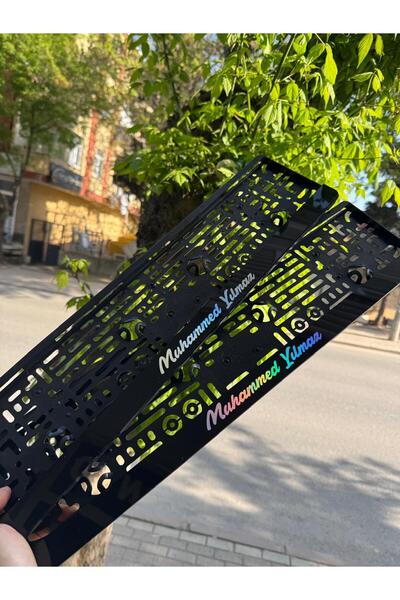 bys Hologram 3d Parlak Ultra Lüx Takmatik Pleksi Plakalık (2 Adet)