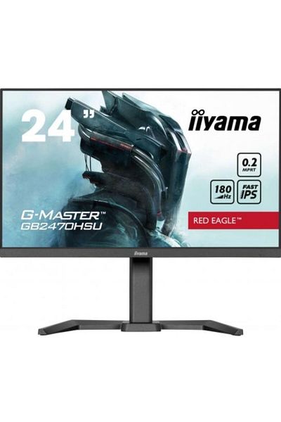 IIYAMA Monitor Fast IPS LED Iiyama 23,8" GB2470HSU-B6, Full HD (1920 x 1080), HDMI, 0,2 ms, 180 Hz (Negru)