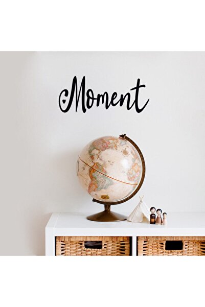 New Jargon Autocolant cu scriere de perete „Moment” scrisă de mână 60x16 cm