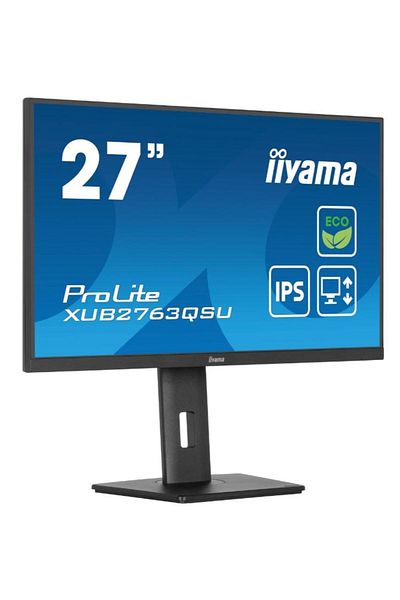 IIYAMA Monitor IPS LED Iiyama 27" XUB2763QSU-B1, QHD (2560 x 1440), HDMI, DisplayPort, Boxe, 100 Hz, 2 ms