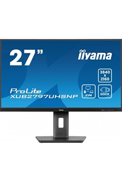 IIYAMA Monitor IPS LED Iiyama 27" XUB2797UHSNP-B1, UHD (3840 x 2160), HDMI, D...