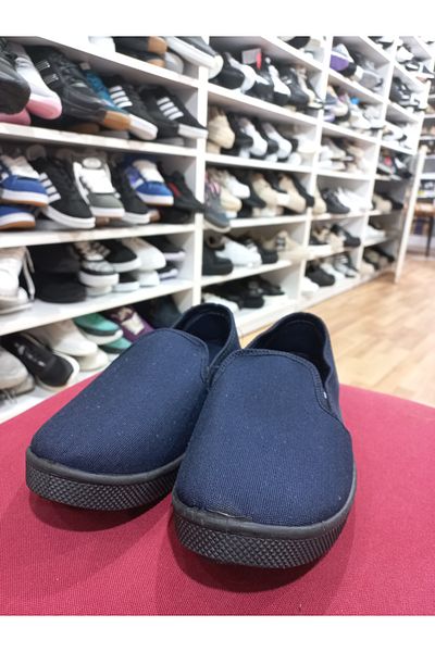 emin kundura Full Orthopedic Linen Laceless Men's Shoes