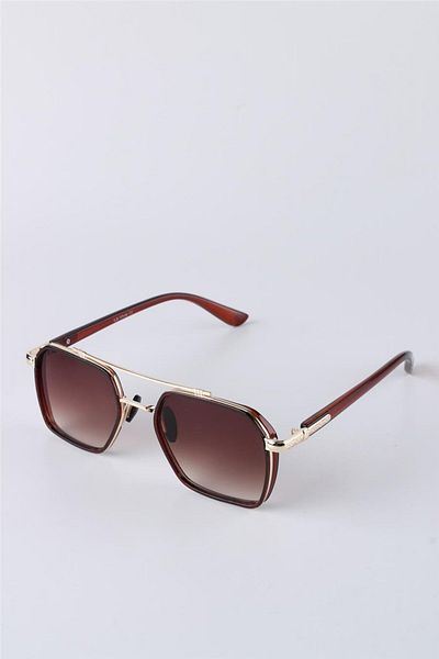 La Viva Brown Uv400 Protection Unisex Sunglasses G25Lv3311R02