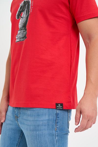 Kenvelo Men's T-shirt with logo and graphic print