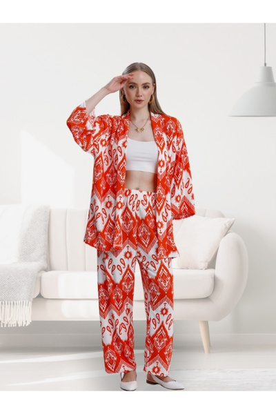 MOONBULL Γυναικείο Σετ Κιμονό με σχέδια