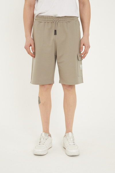 KAPHONE Ανδρικό χτενισμένο βαμβακερό σορτς με άνετη εφαρμογή Commando Pocket