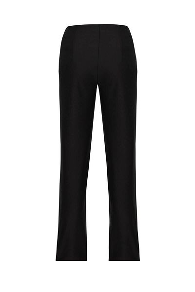 STELLA PULVIS Black Double Cuffed High Waist Trousers