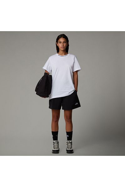 THE NORTH FACE Γυναικείο λευκό μπλουζάκι The North Face W Ss Zumu Relaxed Tee NF0A87DJFN41
