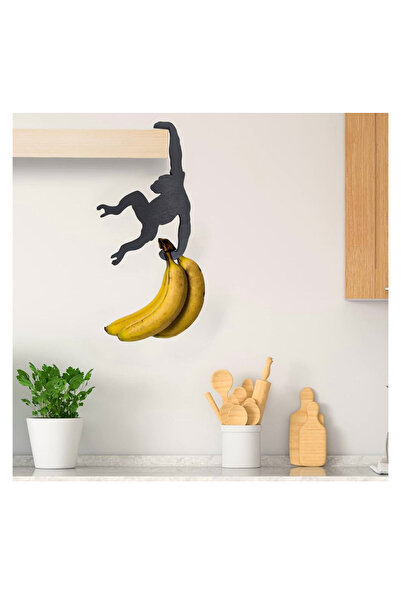 BGA Mutfak fincan maymun muz askı dekoratif maymun muz askısı raf bardak askısı