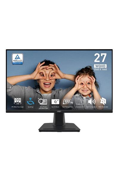 MSI Monitor IPS LED MSI PRO 27" MP275Q, WQHD (2560 x 1440), HDMI, DispalyPort, Boxe, 1 ms, 100 Hz
