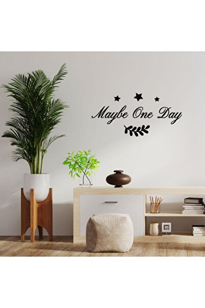 New Jargon Autocolant cu text pentru perete Black Star And Maybe One Day, 60x...