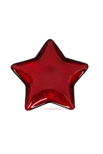 HERITAGE 1 Shepherd's Star Red Snack Serving Plate 15cm