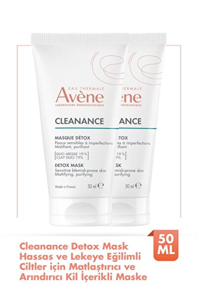 Avene Cleanance Detox Mask Hassas ve Lekeye Eğilimli Ciltler İçin Matlaştırıc...