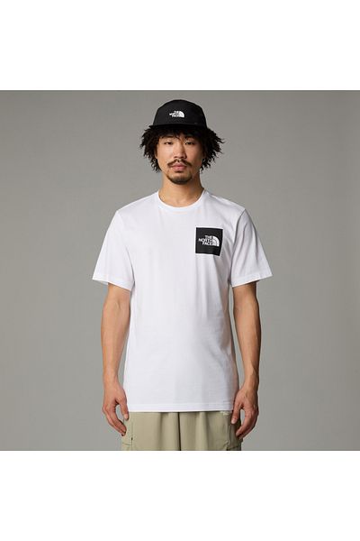 THE NORTH FACE Ανδρικό λευκό μπλουζάκι North Face - Δωρεάν σε S Sm M L XL XXL Μπλε κόκκινο νάνος