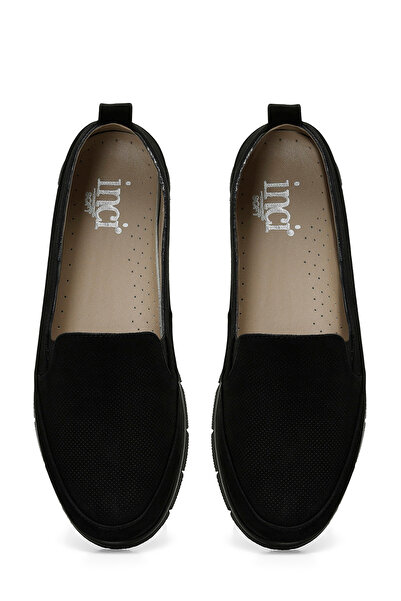 İnci INCI ZENOW 4FX Black Women's Flat Shoes
