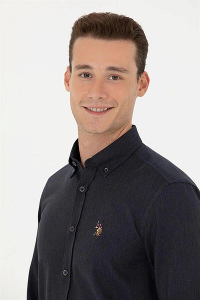 U.S. Polo Assn. Тъкана риза US POLO ASSN - удобна кройка