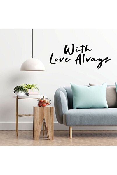 New Jargon Autocolant cu text scris de mână „With Love Alvays” 60x24cm