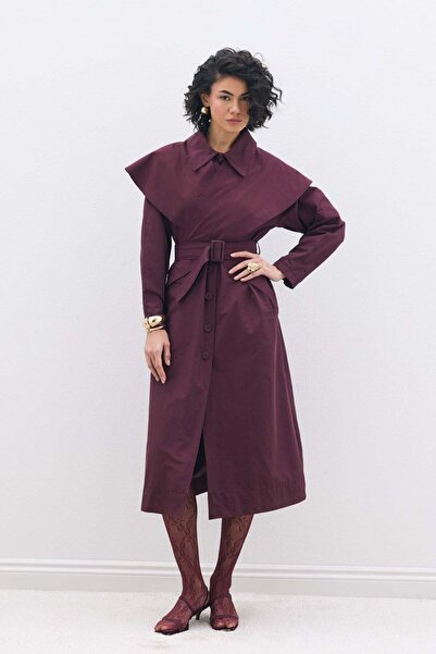 SENA GÜVEN Tino Trenç Bordo