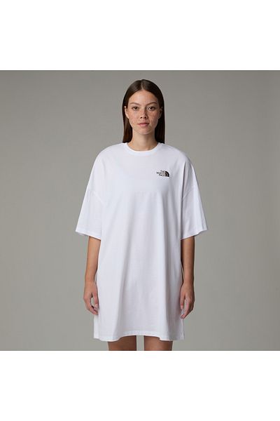 THE NORTH FACE Tricou alb pentru rochie Essential Tee de mărime mare