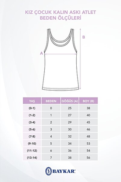 BAYKAR Κορίτσια Cotton Classic Tank Top Boxers, Πράσινο 4906 Σετ Μονό