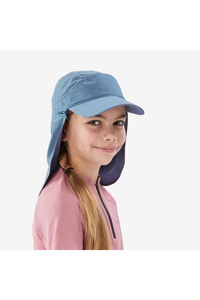 Decathlon Children's Outdoor Hat - 7/15 Years - Blue - Mh900