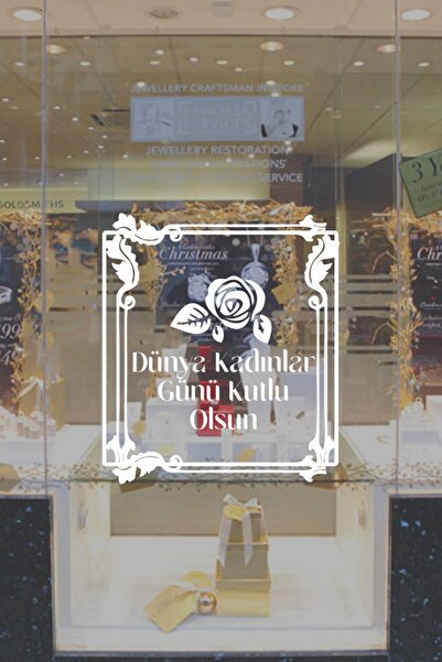 New Jargon Decorațiuni în stil vechi și autocolant pentru vitrină din sticlă ...