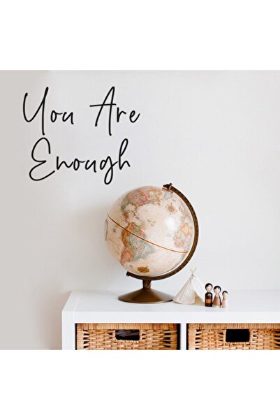 New Jargon Autocolant cu scriere de perete „You Are Enough” scrisă de mână în...