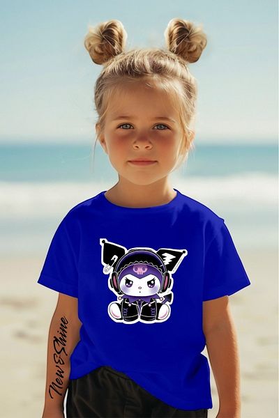 New Shine În căruciorul 6 și mai sus, 1 tricou este cadou pentru achiziții - Tricou pentru copii oversize imprimat Kuromi