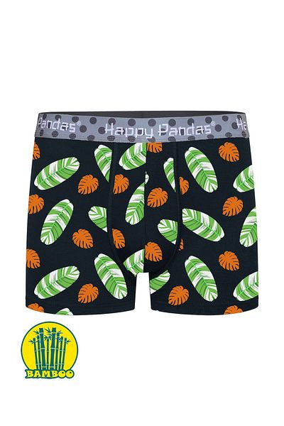 BRAINWEAR Ανδρική ψηφιακή εκτύπωση Lycra Bamboo Happy Pandas