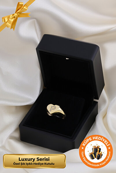 Lucente Jewellery Luxury Serisi Işıklı Hediye Kutulu P Harf 925 Ayar Gümüş Al...