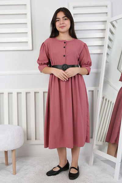 My Kids Wear Rochie pentru fetiță cu șnur și curea în talie