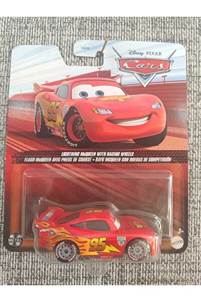DİSNEY CARS Disney Cars Lightning Mcqueen With Racing Wheels