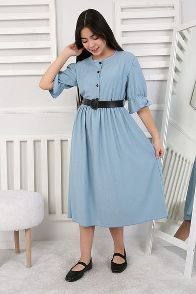 My Kids Wear Rochie pentru fetiță cu șnur și curea în talie