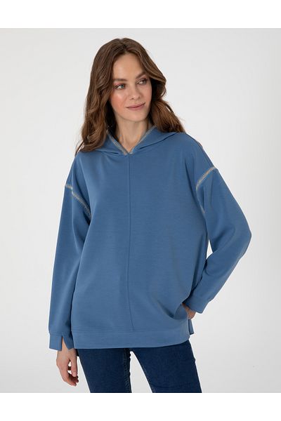 Pierre Cardin Indigo Oversize Sweatshirt 50301341 -Vr028