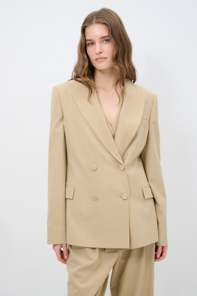 Love My Body Çizgili Ceket