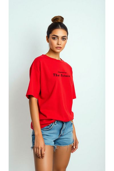 uyguntarz Το μπλουζάκι Future Printed Oversize