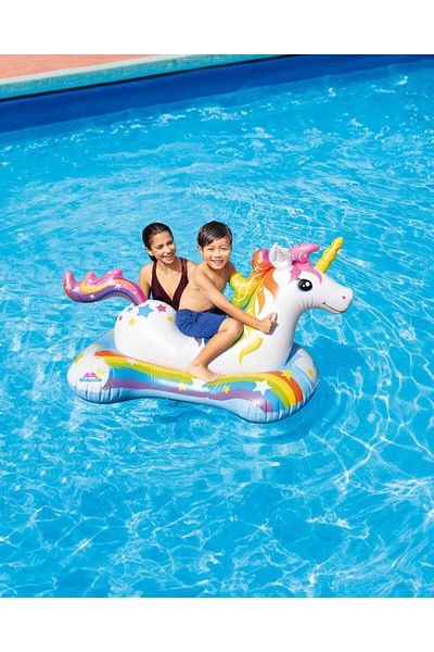 hediyecik İntex Magical Unicorn Horse Sea and Pool Rider 163X86 cm