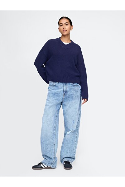 GAP Erkek Mavi Baggy Jean Pantolon