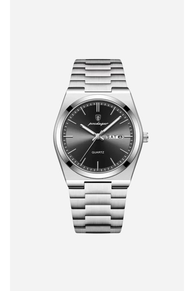 Rollas&Co ساعة يد فورتونو ستانلس ستيل للرجال