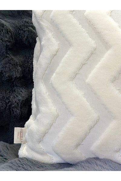Cottella غطاء وسادة بوهيمي بنمط خاص بانشون متعرج بلون كريمي 28 × 50 سم