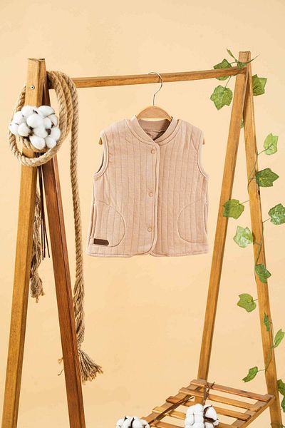 bombe Baby Kids Skin Crew Neck Cotton Comfortable Vest Trend Fashion Vest
