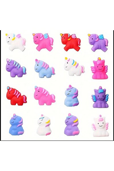 seyuse 10 adet sukuşi taba - unicorn squishy oyuncak -Stres Çocuk Oyuncağı Eğ...