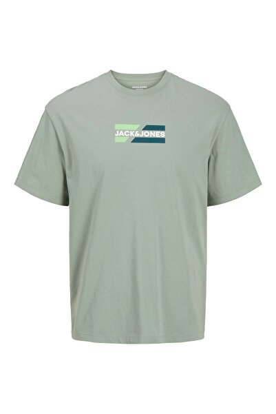 Jack & Jones Jjecorp Graphic Tee - O-Neck Noos 12268415 Iceberg Green