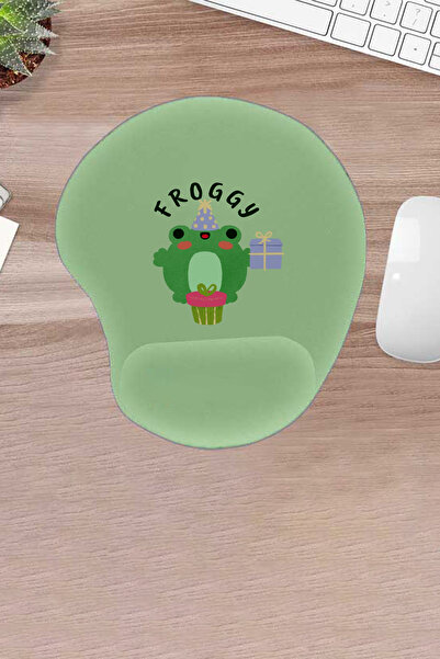 KARMAT Damla, verde, broască, broască, cu imprimeu mousepad cu modele, acceso...