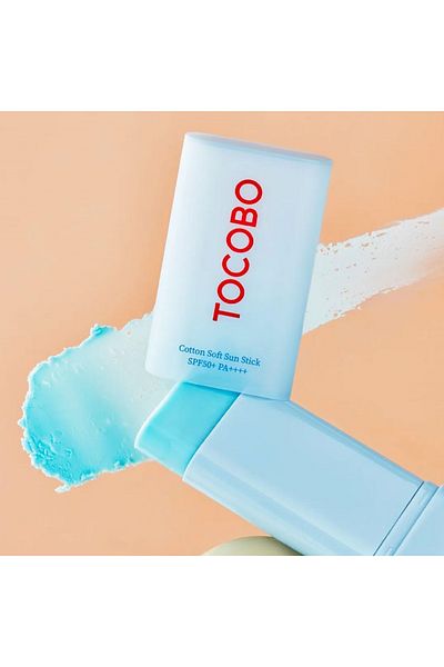 TOCOBO Tokubo Cotton Soft Sunscreen Stick SPF50+ PA++++ - 19g / 0.67oz