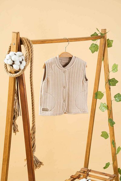 bombe Baby Kids Crew Neck Cotton Comfortable Vest Trend Fashion Vest