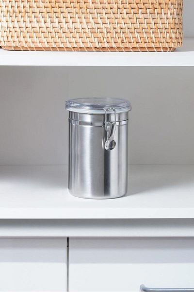 Chavin Steel Airtight Clamp-On Coffee Tea Storage Canister Storage Jar Mt118