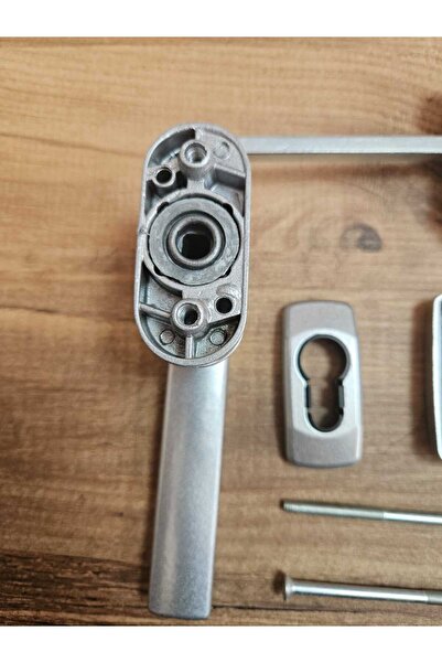 Windoform Belgrade Acoustic Double Sided Rosette Door and Window Handle Silver