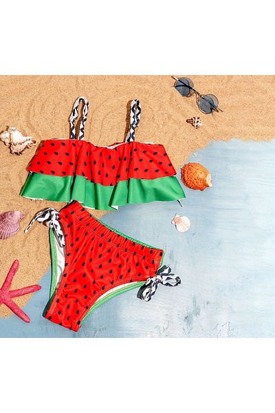 Babexi Watermelon Patterned Girls Bikini Set